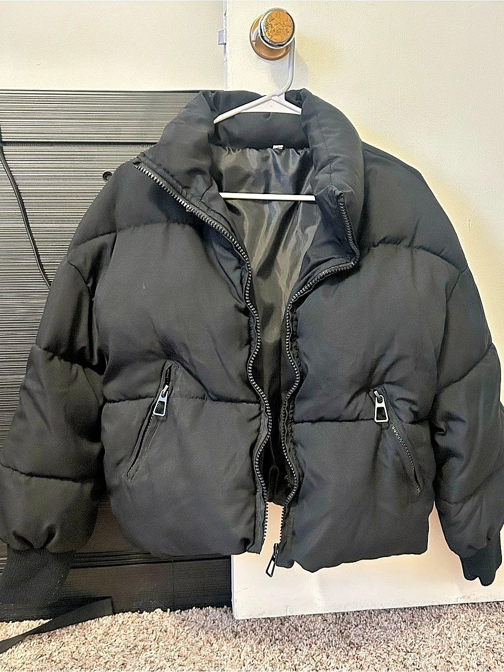 Black Puffer Jacket Like New